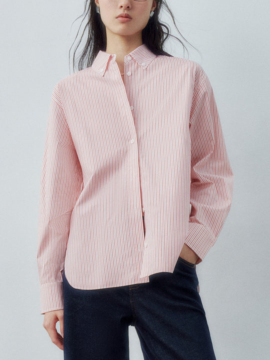 Chemises à manches longues imprimées abstraites