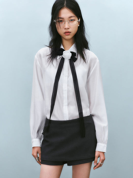 Chemises à manches longues amples