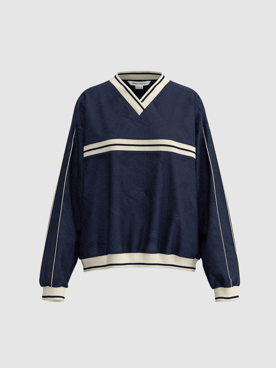 Chemise à enfiler à col en V