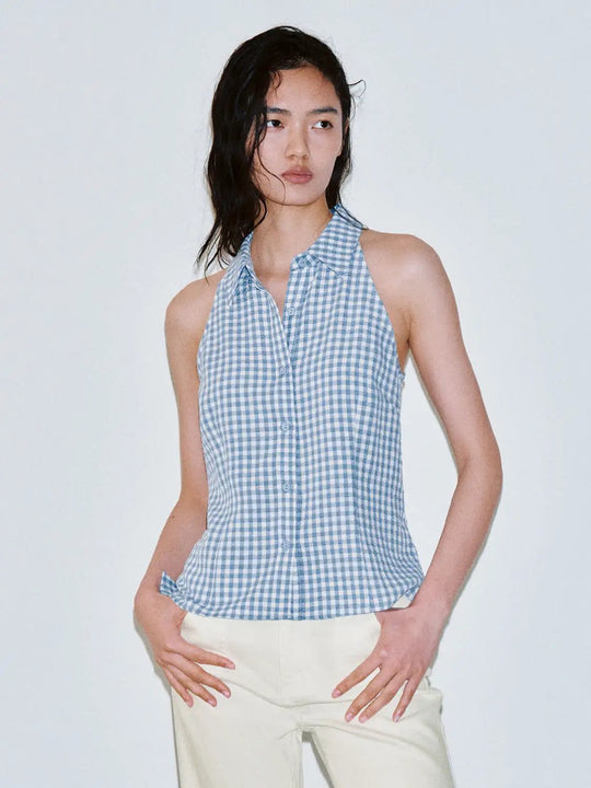 Striped Sleeveless Shirts