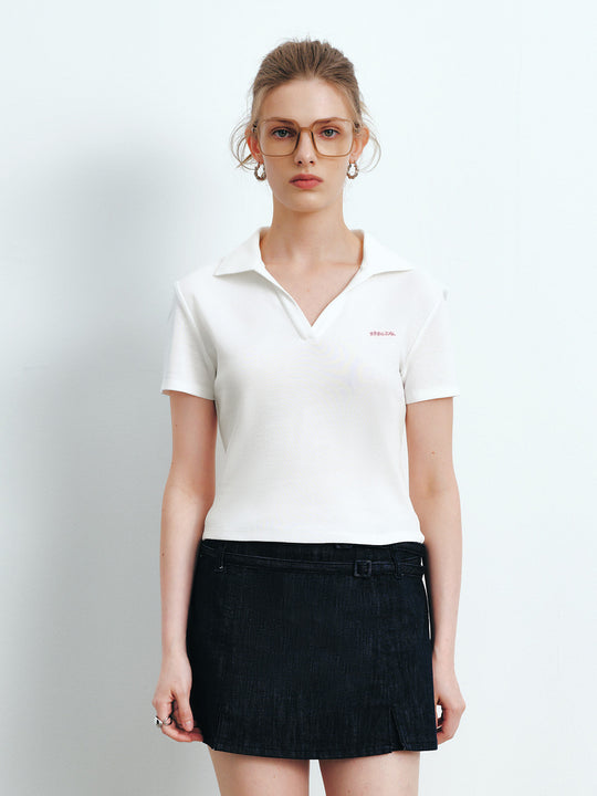 Polo Skinny con Colletto