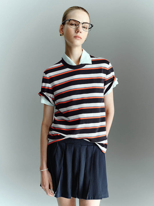 Camicie a maniche corte a righe