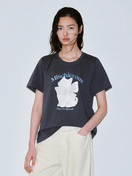 Graphic Relaxed Fit Crew Neck T-Shirts