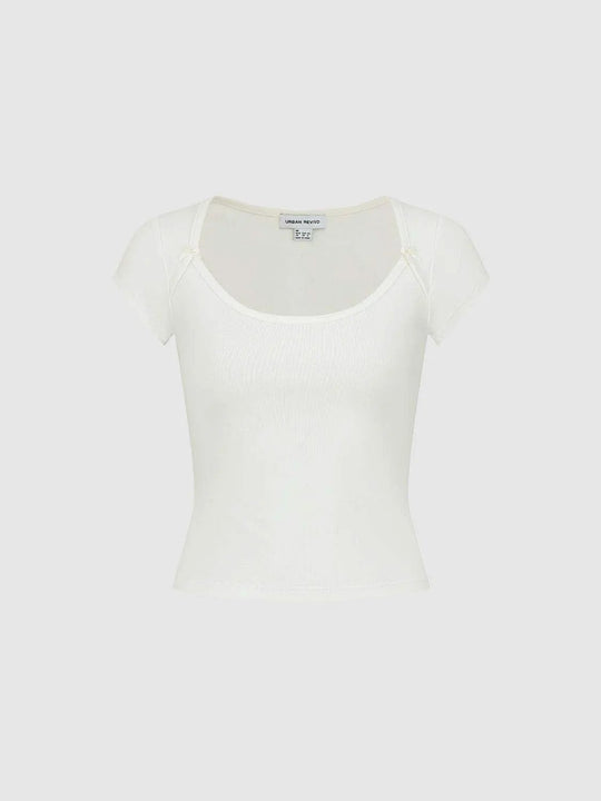 Cotton Stretch Fabric With Slight Stretch And Soft Hand T-Shirt