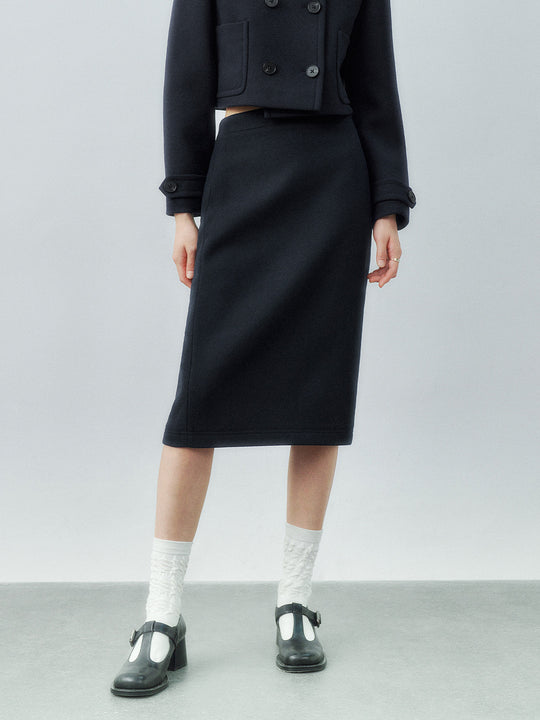 Midi Straight Skirt