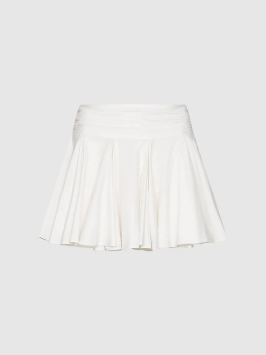 Ruffle A-Line Mini Skirts