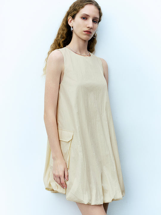 Robes trapèze à poches à rabat