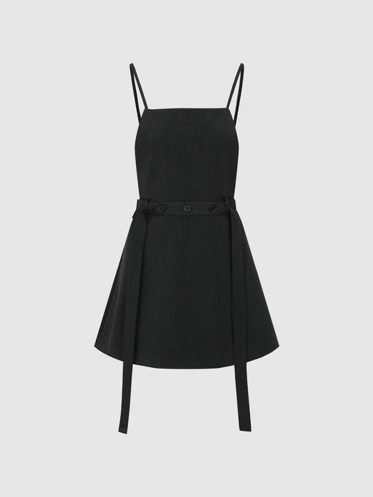 Strappy Open Back A Line Midi Dresses for Elegant Occasions