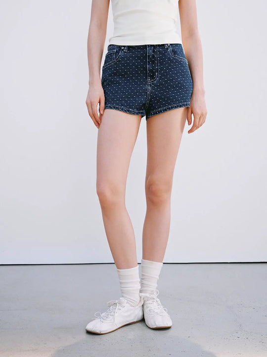 Cotton Fabric Denim Shorts