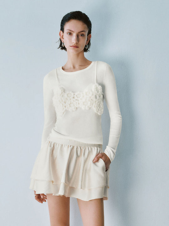 T-shirts en tricot moulants