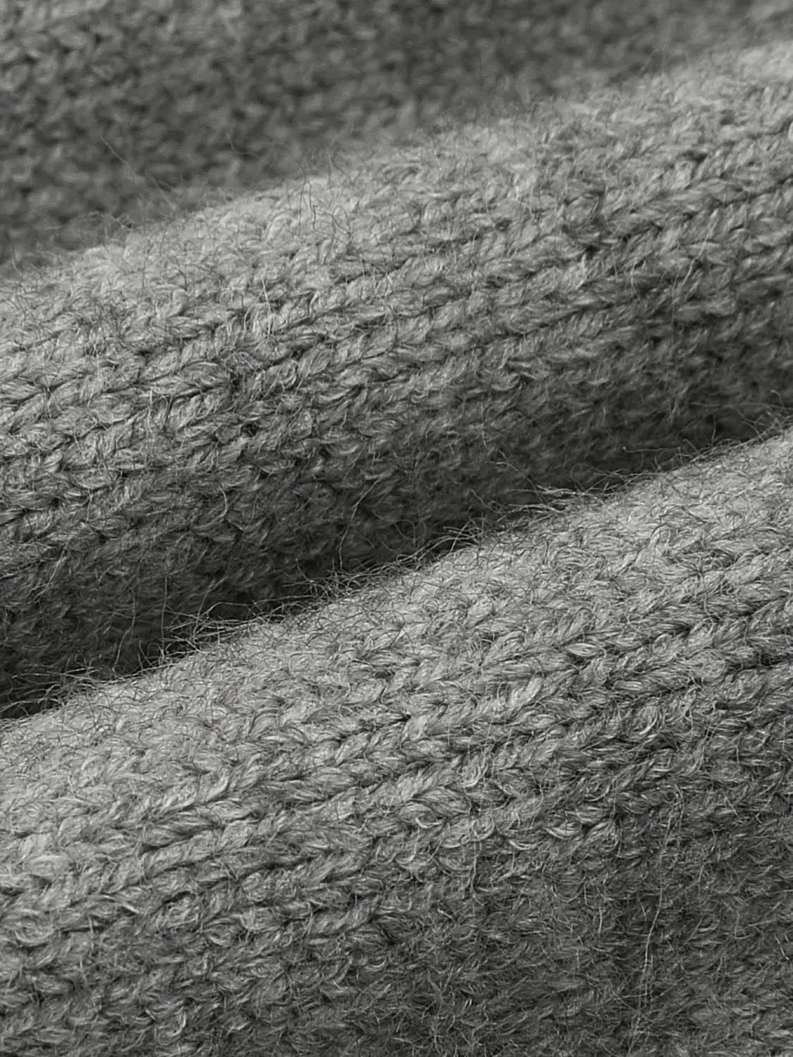 Knitwear jacket in gray knit fabric by Urban Revivo Fashion