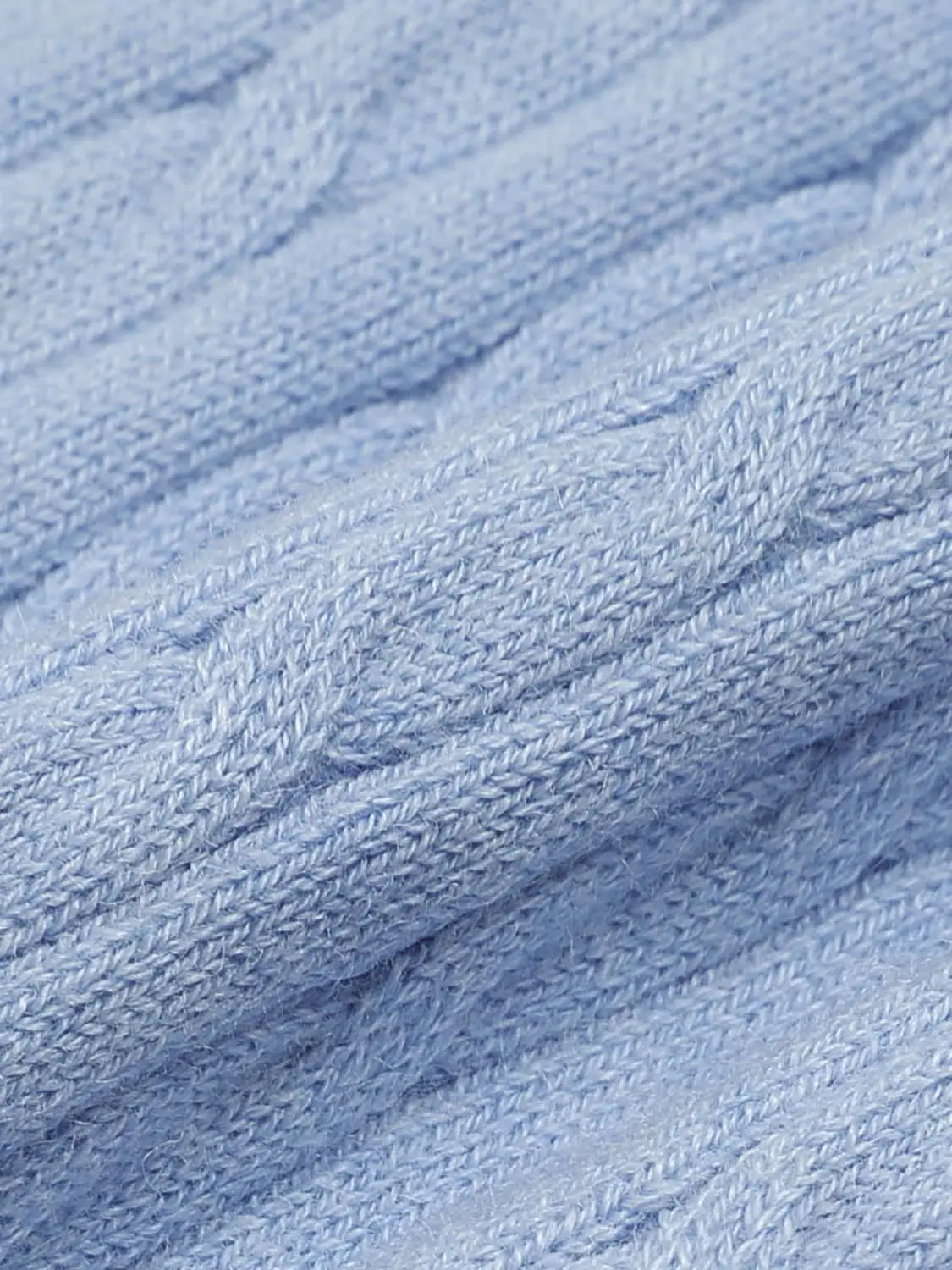 Knit cardigan in light blue knit fabric; Urban Revivo Fashion