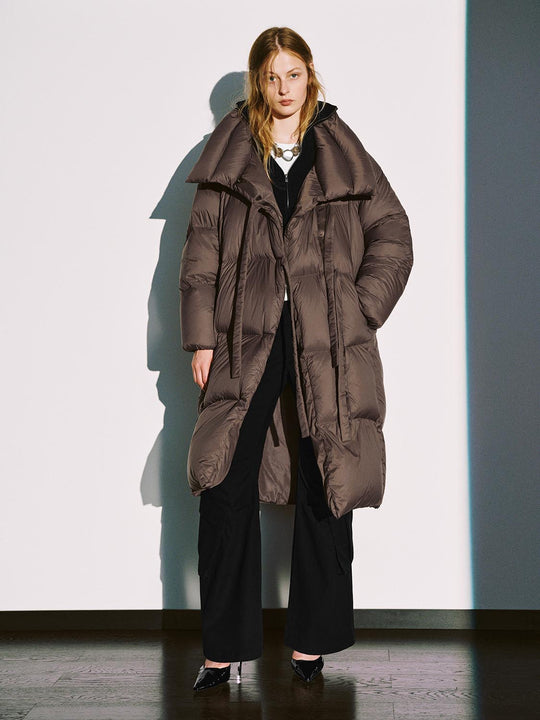 Large Collar Oversize Down Jackets