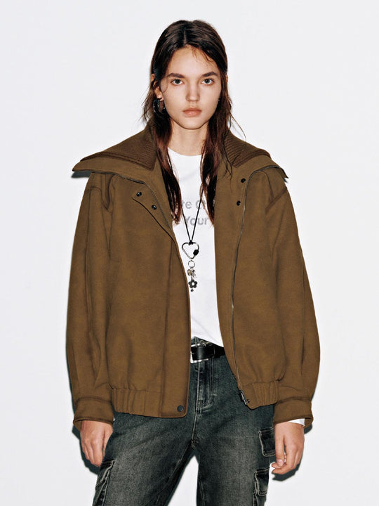 High Neck Padded Bomber Jackets