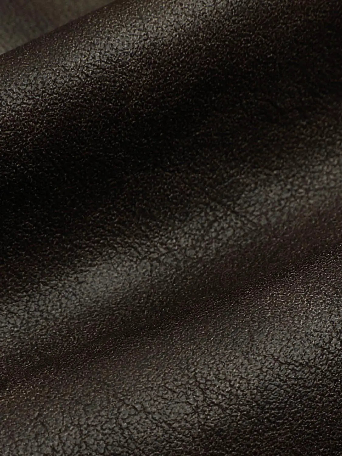 Leather jacket close-up in black leather; Urban Revivo Fashion.