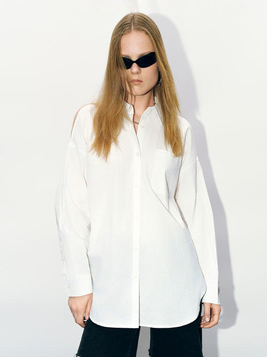 Chemise ample boutonnée