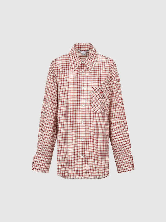Gingham 100 Percent Cotton Button Down Shirts