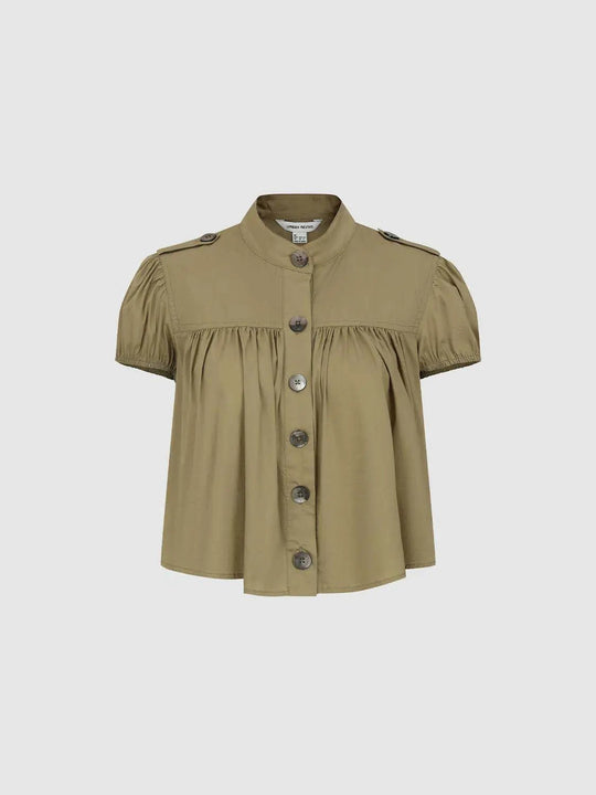Cotton Puff Sleeve Shirts