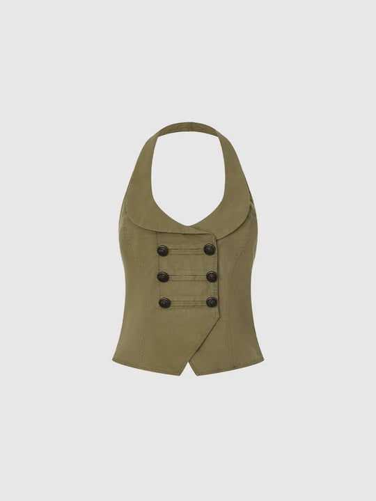 Double Breasted Cardigan Shirt