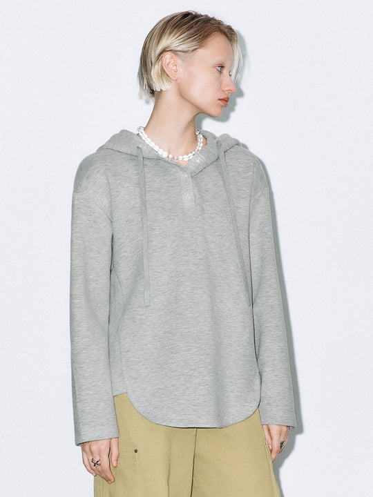 Magliette larghe con cappuccio