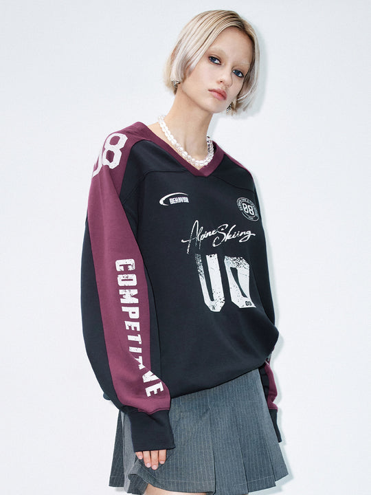 Sudaderas sueltas estampadas