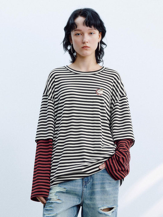 T-shirts rayés à manches courtes