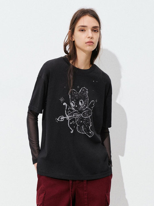 2 in 1 bedruckte T-Shirts