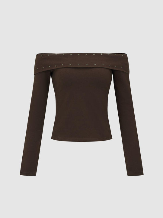 T-shirts skinny à manches longues repliables