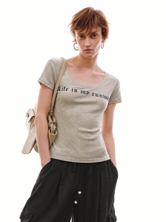 Lyocell Wool Blend Medium Stretch Soft Breathable Comfort T-Shirts