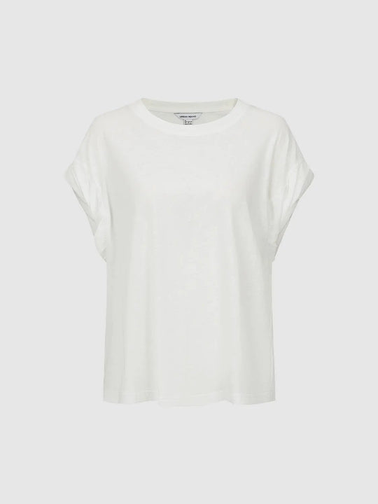 Soft Cotton-Blend Relaxed Boxy T-Shirts