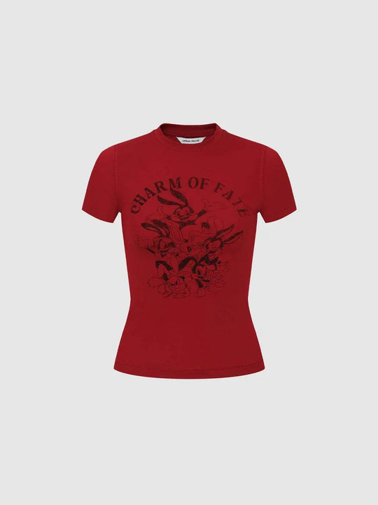 Thin Stretch Fabric T-Shirt