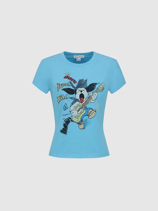 Medium Thickness Slight Stretch T-Shirt