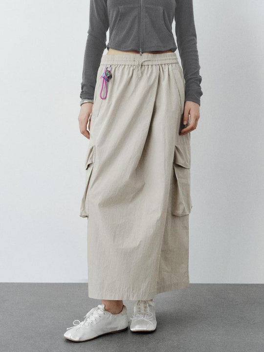 Faldas rectas con bolsillo de solapa