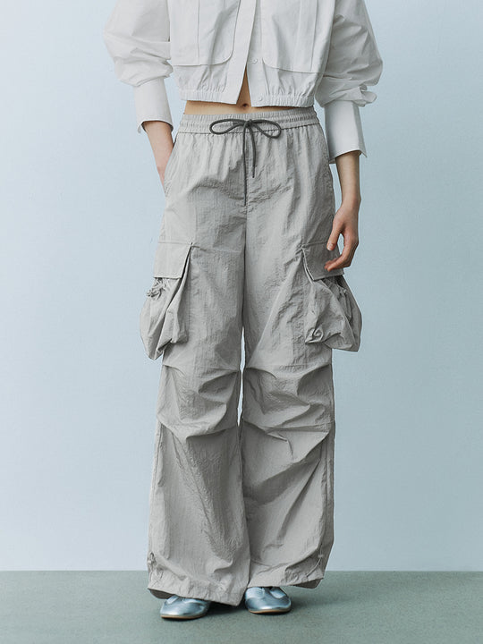 Pantalon à jambes larges