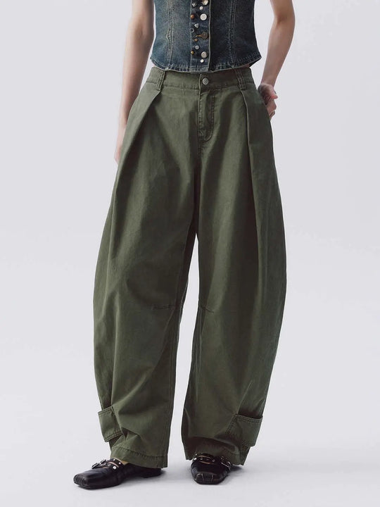 Cotton Slight-Stretch Pants