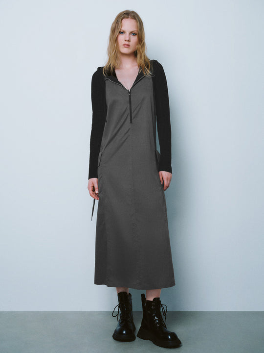 Abiti larghi senza maniche a trapezio