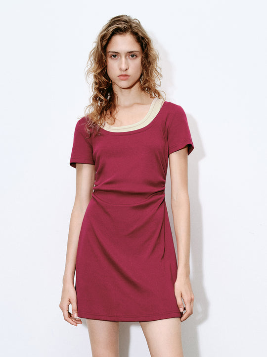 Short Sleeve Skater Dresses