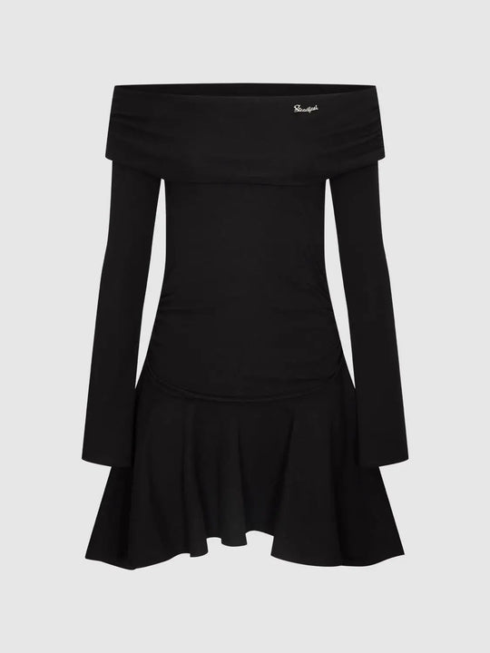 A-line With Medium Stretch Cotton Classic Dress
