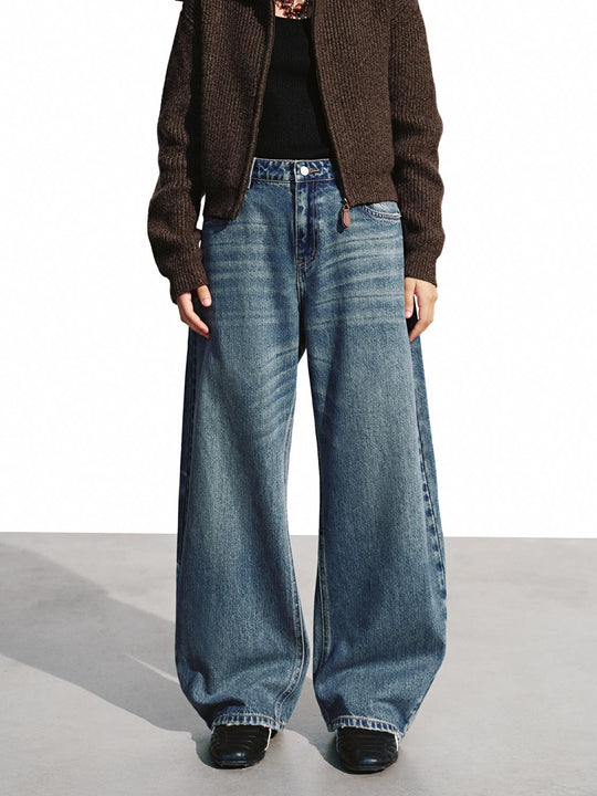Oversized Barrel Leg Jeans