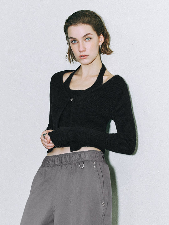 T-shirts tricotés à col licou