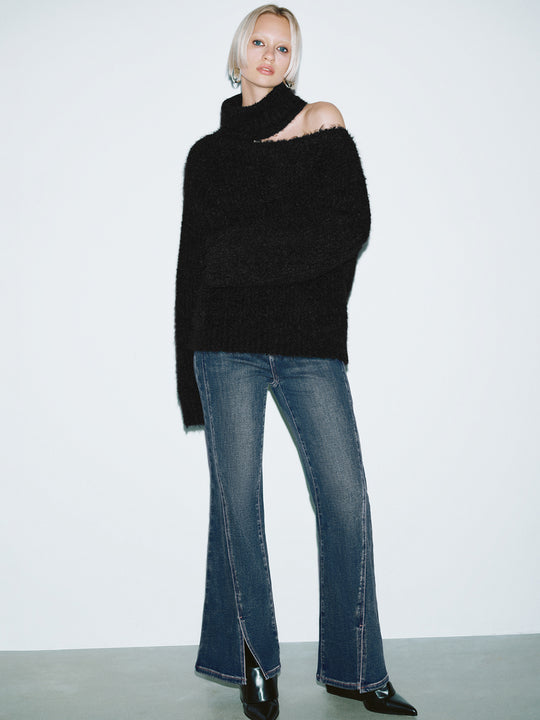 Turtle Neck Knitted T-Shirts