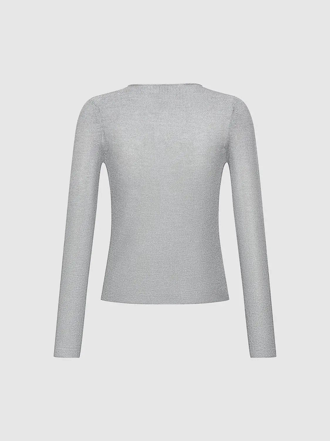 Zip Through Knitted Cardigans by Urban Revivo Fashion, light grey knit with long sleeves