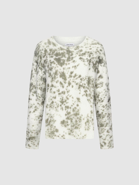 Knitted Long Sleeve Dotted T-Shirts