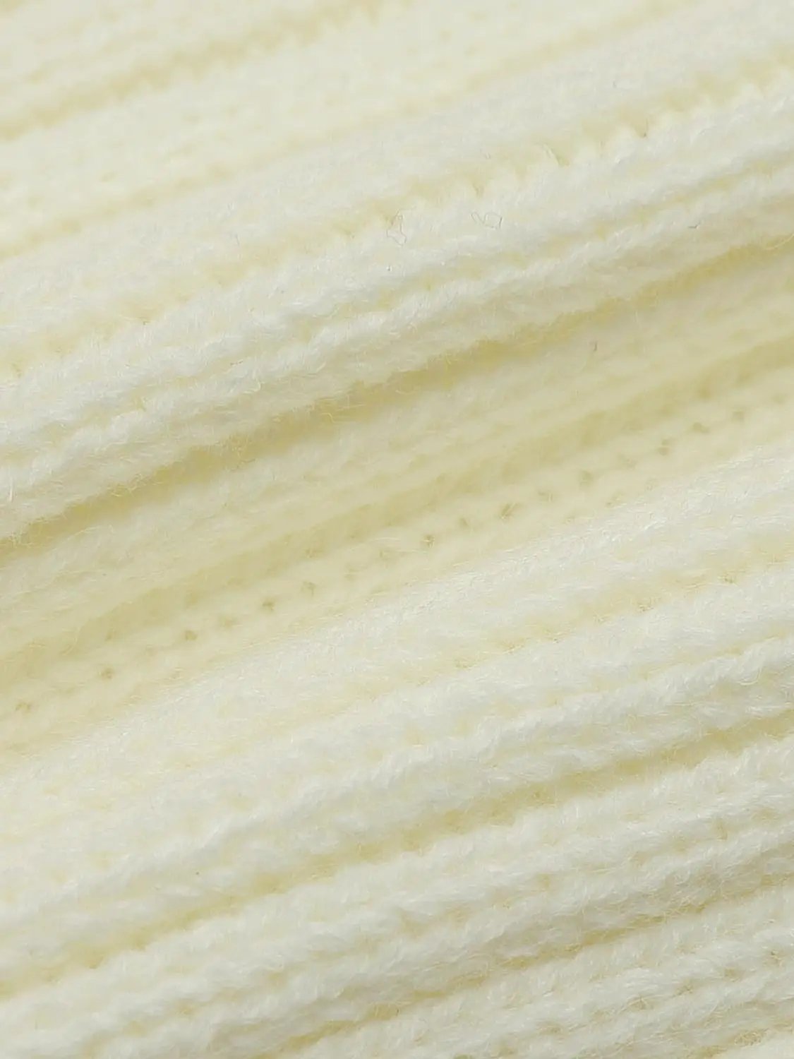 Knit Jacket ivory knitted cardigan fabric close-up texture