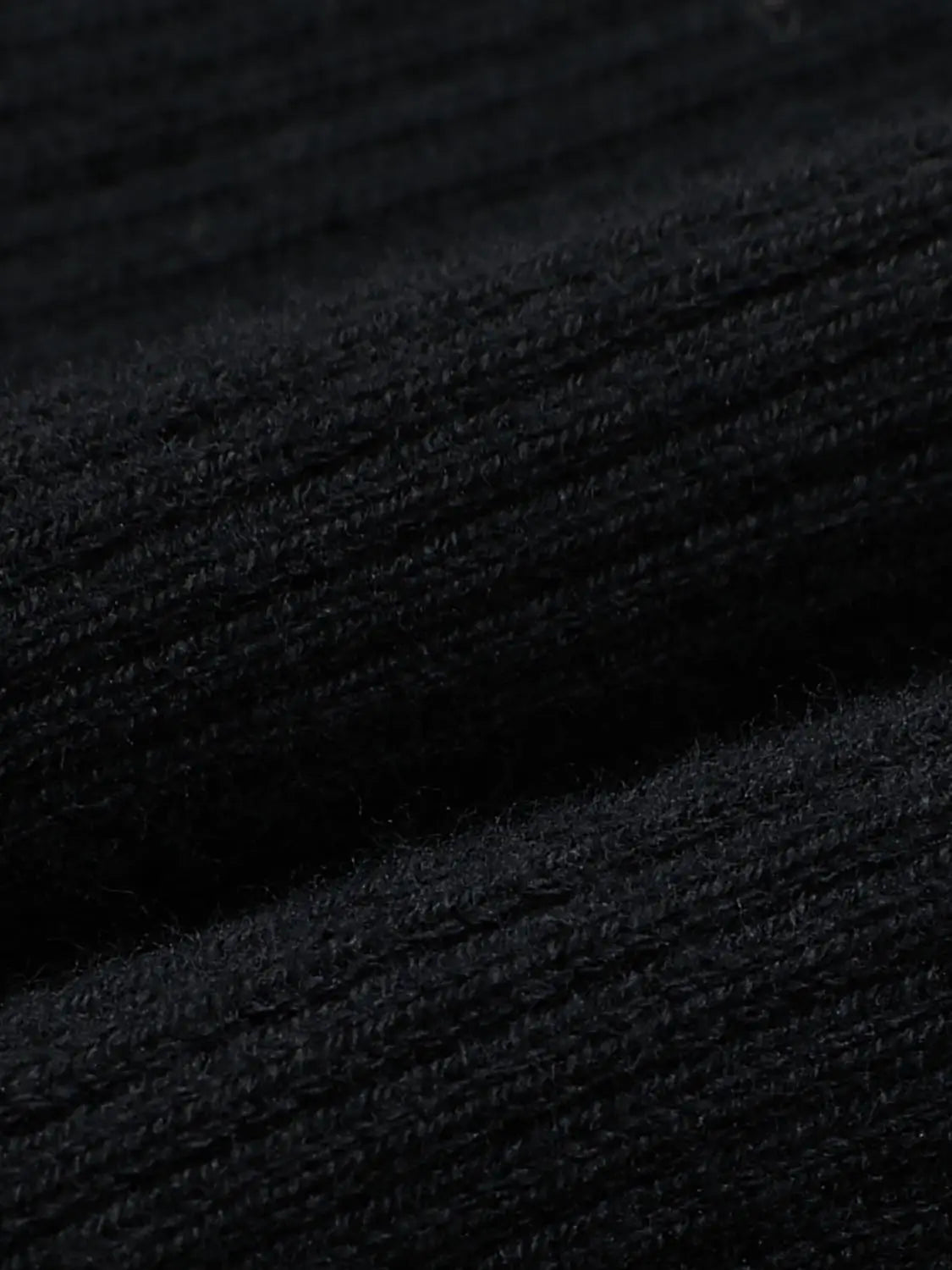 Knit T-Shirt fabric in black knit with textured weave, Urban Revivo Fashion