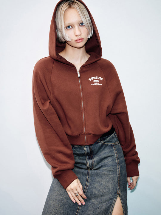 Chaquetas con capucha y cremallera frontal