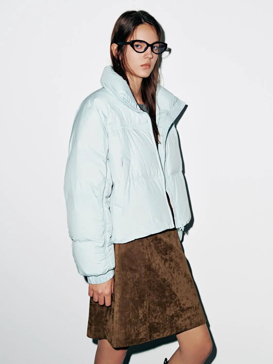 Funnel Neck Quilted Down Jackets – URBAN REVIVO
