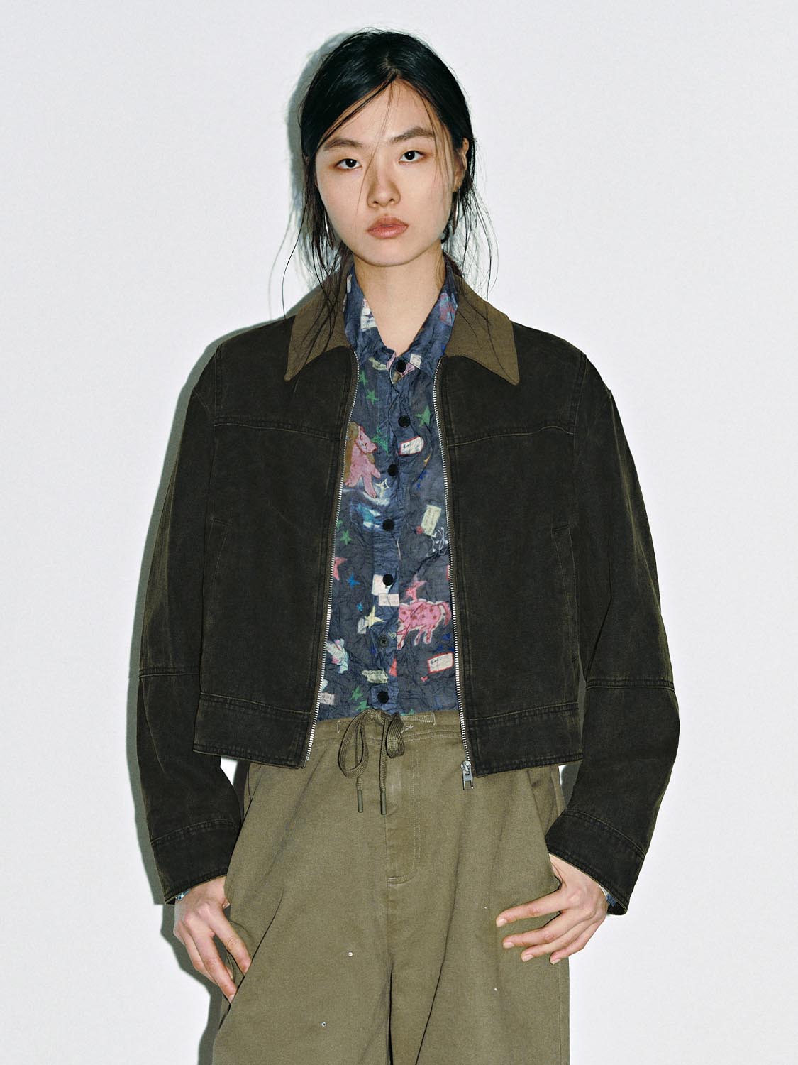 Contrast Denim Jackets