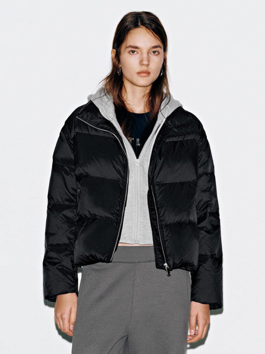 2 In 1 Drawstring Down Jackets