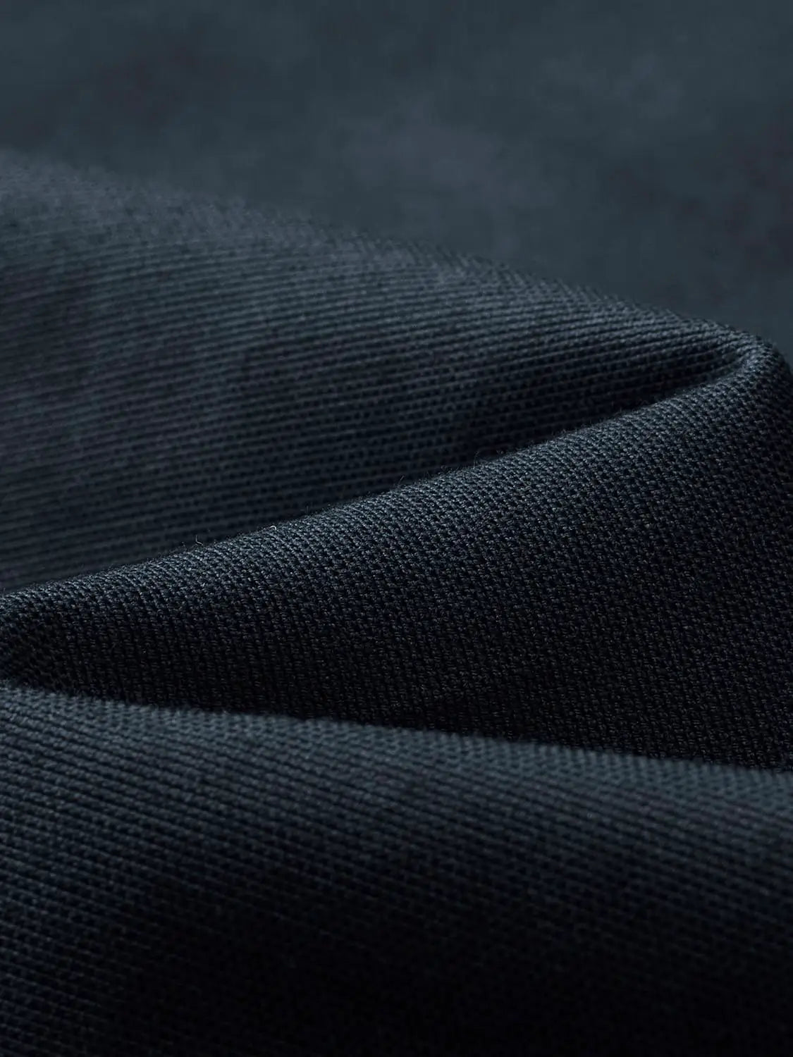 Padded Jacket Urban Revivo navy fabric close-up texture